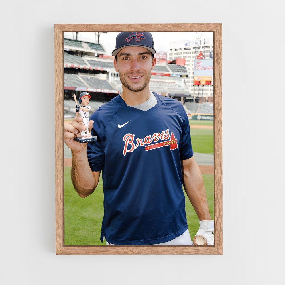 Poster La Batte de L'Esprit – affiche Baseball (vue 4)